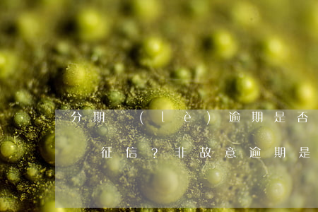 分期樂(lè)逾期是否上報(bào)影響征信？非故意逾期是否會(huì)受影響及能否貸款？